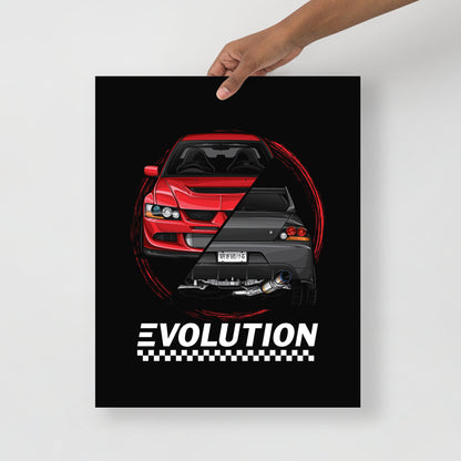 Evolution 16x20 Black Poster